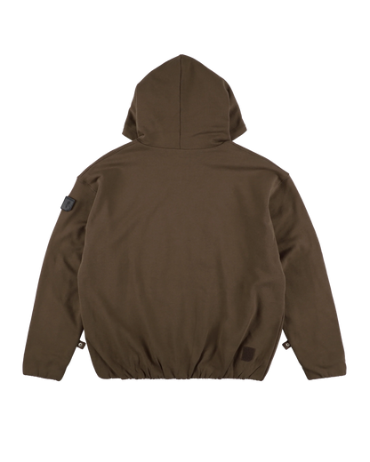 REVERSIBLE ZIP HOODIE ORIGINAL PLAID(BROWN)