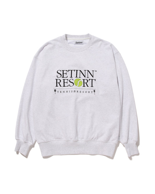 STN RESORT CREW SWEAT (ASH)