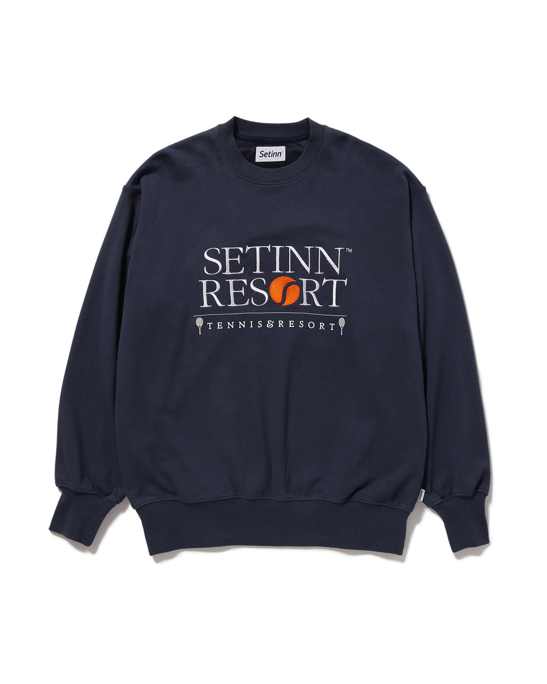 STN RESORT CREW SWEAT (FADE NAVY)