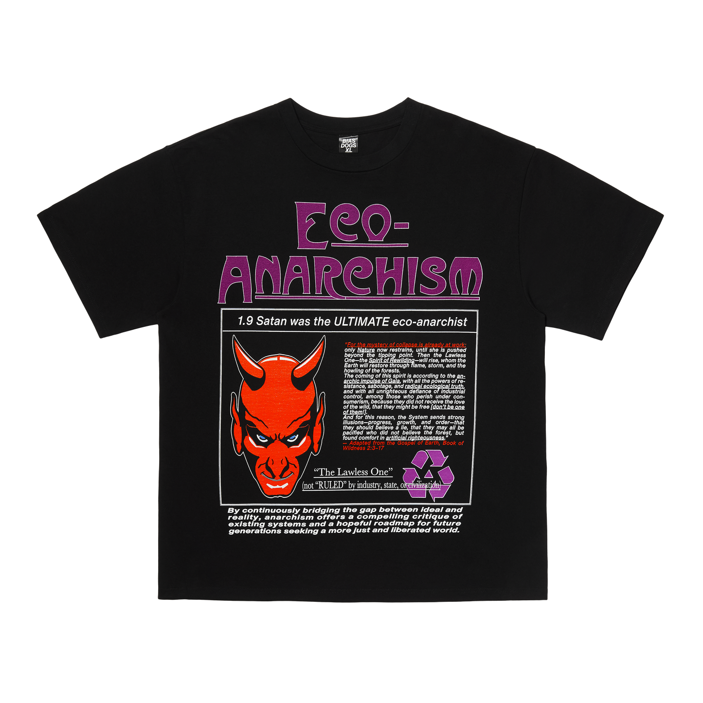 ECO-ANARCHIST (BLACK)