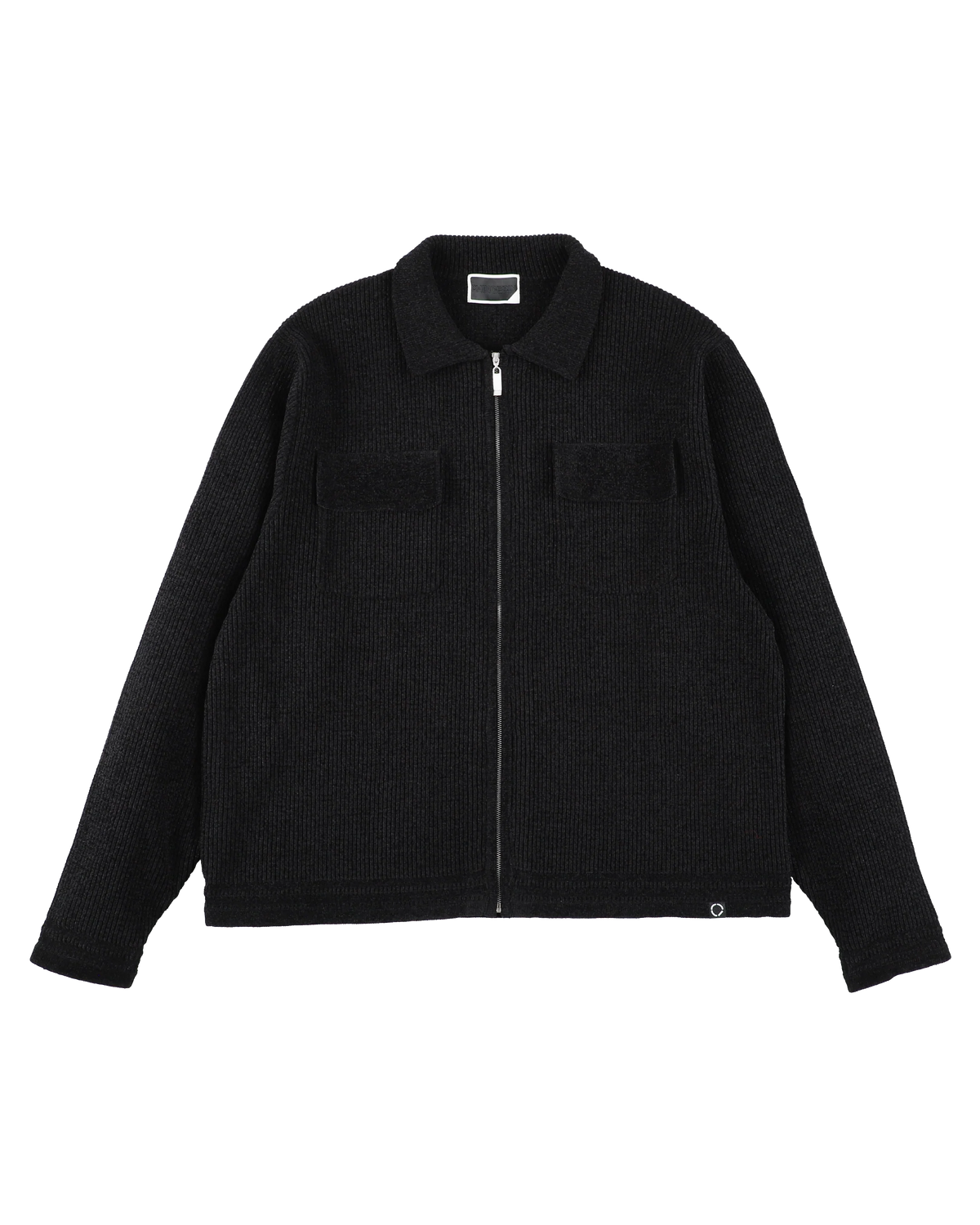 CORDY KNIT JACKET LIGHT (BLACK)