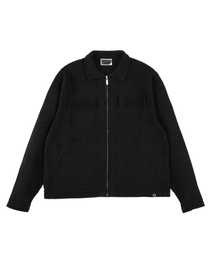 CORDY KNIT JACKET LIGHT (BLACK)