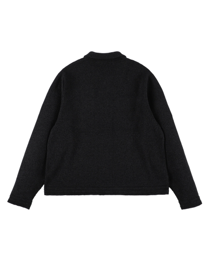 CORDY KNIT JACKET LIGHT (BLACK)