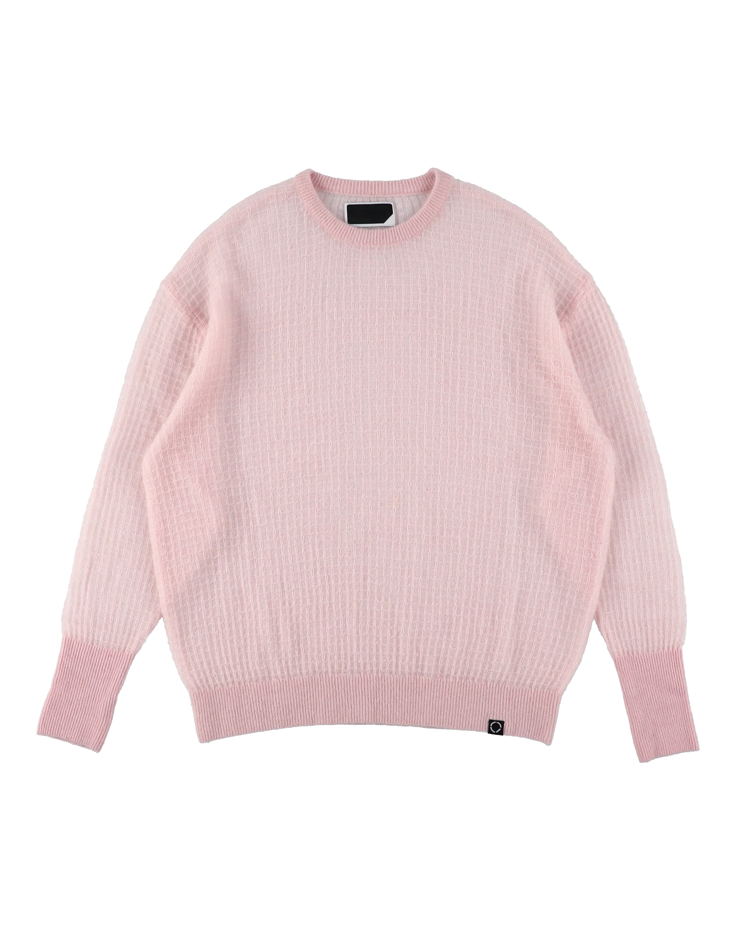 AIRY MERINO WAFFLE SWEATER (PINK)