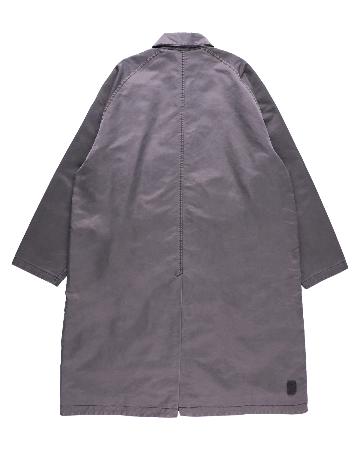 LOOP FRONT NYLON COAT (CHARCOAL)