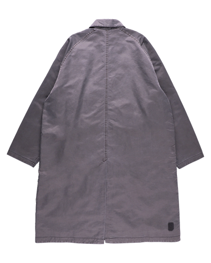 LOOP FRONT NYLON COAT (CHARCOAL)