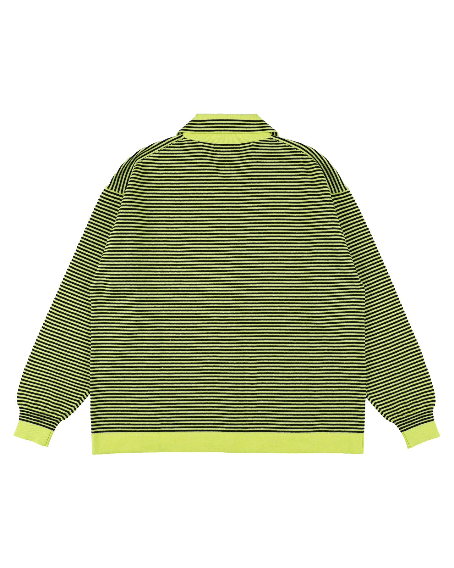 STRIPE KNIT SHIRT LIME (YELLOW x BLACK)