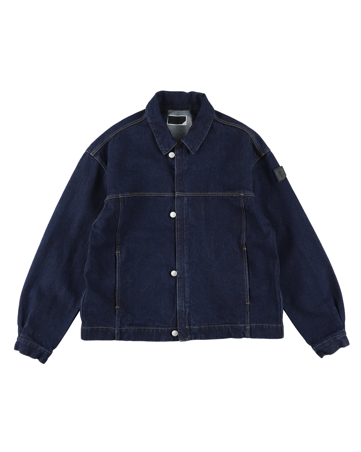 LOOP FRONT DENIM JACKET (NAVY)