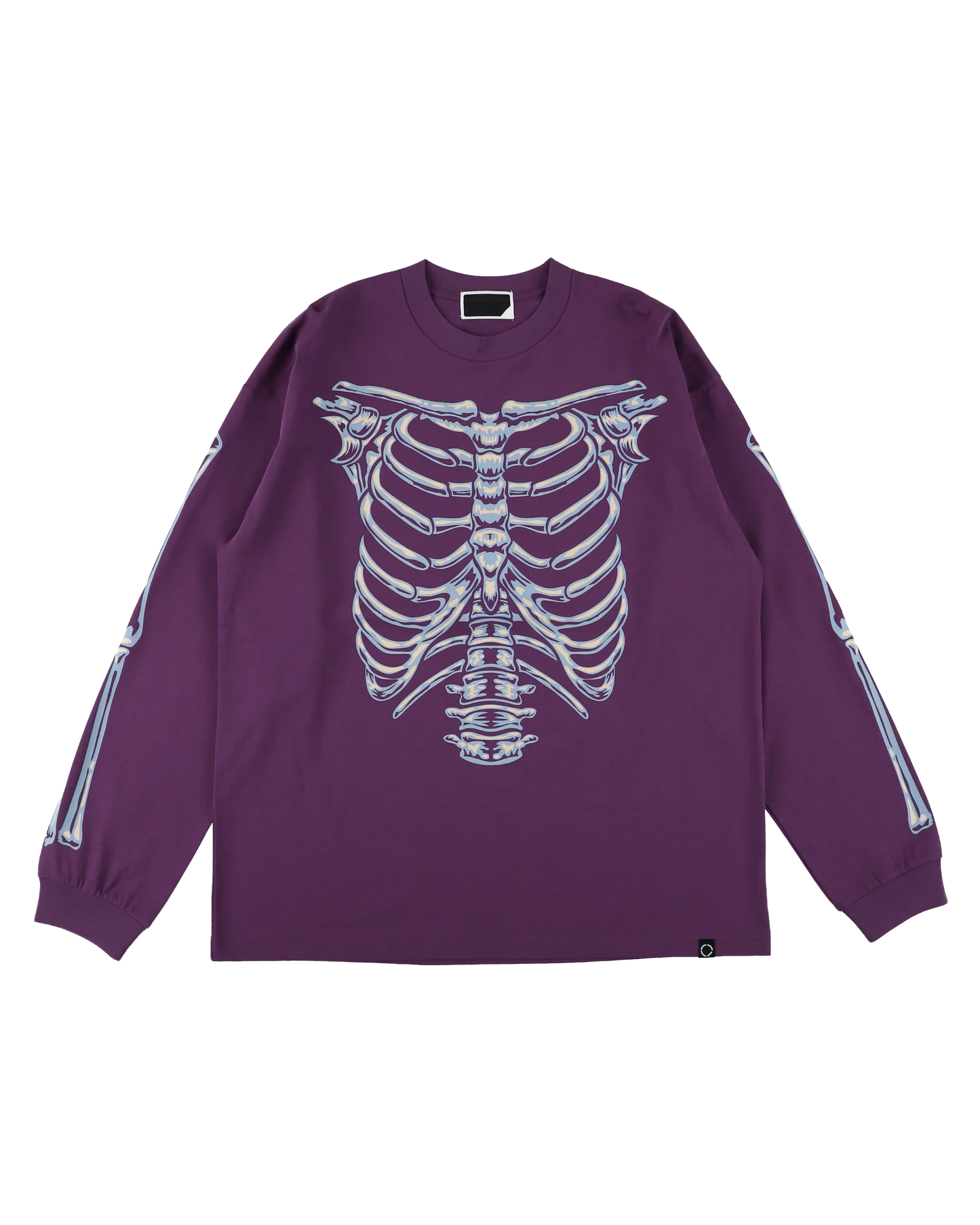 BONES L/S TEE (PURPLE)