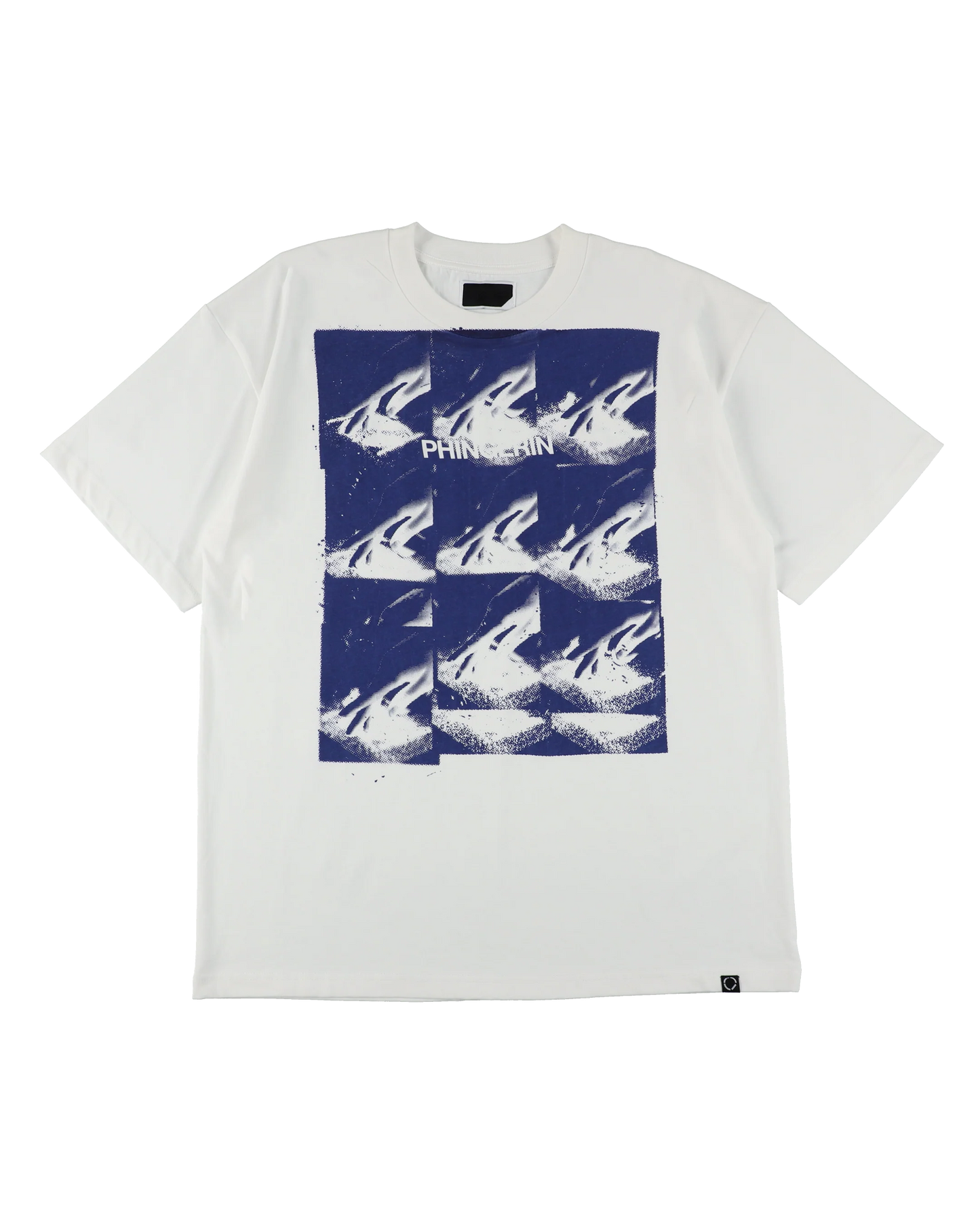 TOUCH T-SHIRT (WHITE x NAVY)
