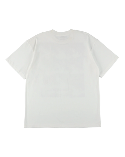 TOUCH T-SHIRT (WHITE x NAVY)