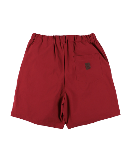 NYLON RIPSTOP SHORTS (BURGUNDY)