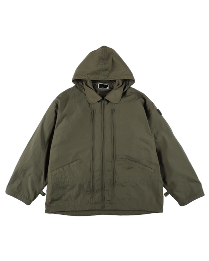 CRUSHED NYLON FULL PACK JACKET (OLIVE DRAB)