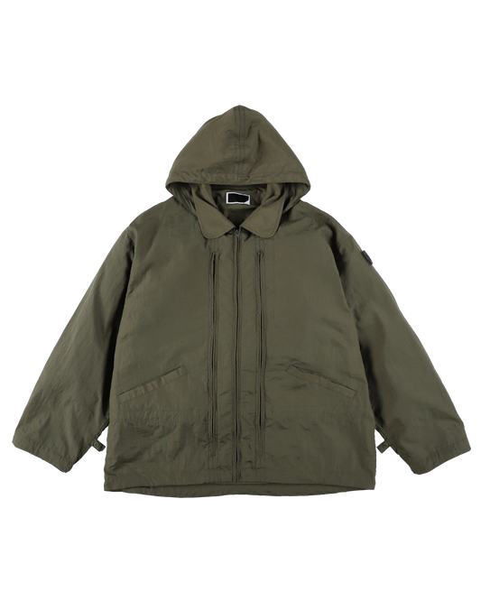 CRUSHED NYLON FULL PACK JACKET (OLIVE DRAB)