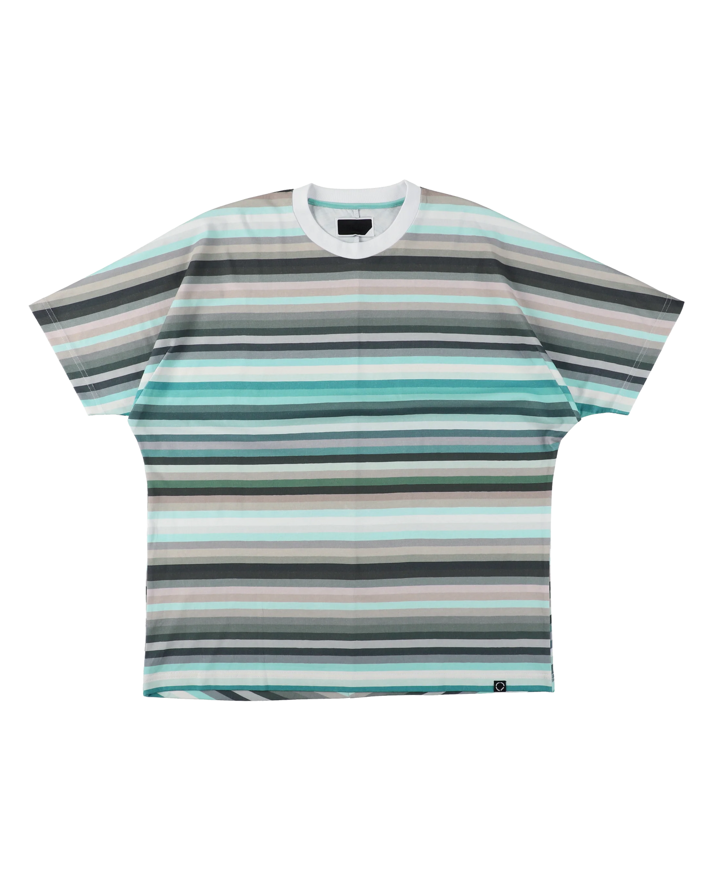 MONO SEAM BORDER T-SHIRT (SAX BORDER)