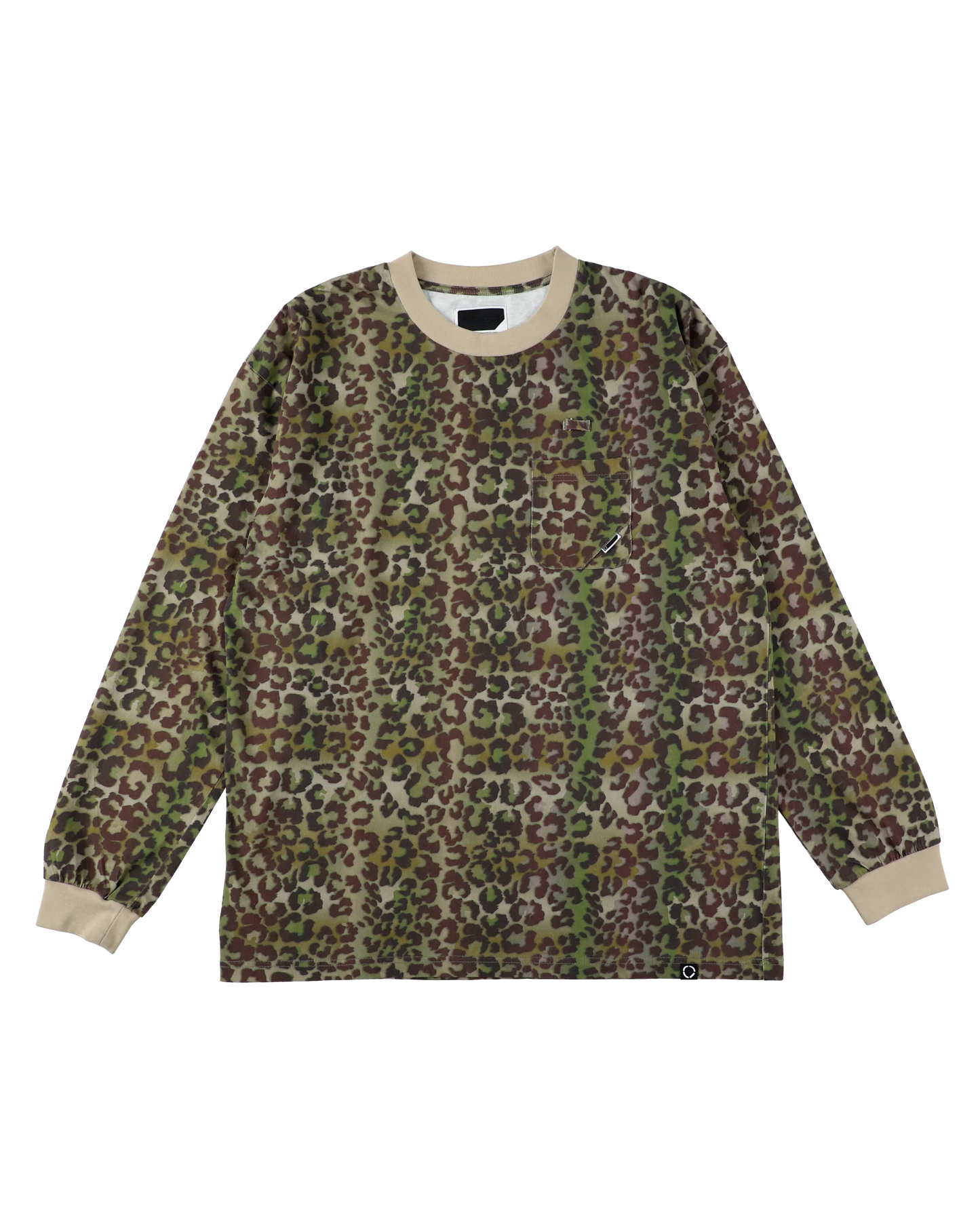 OPTICAL LOOP LS T-SHIRT (LEOPARD)