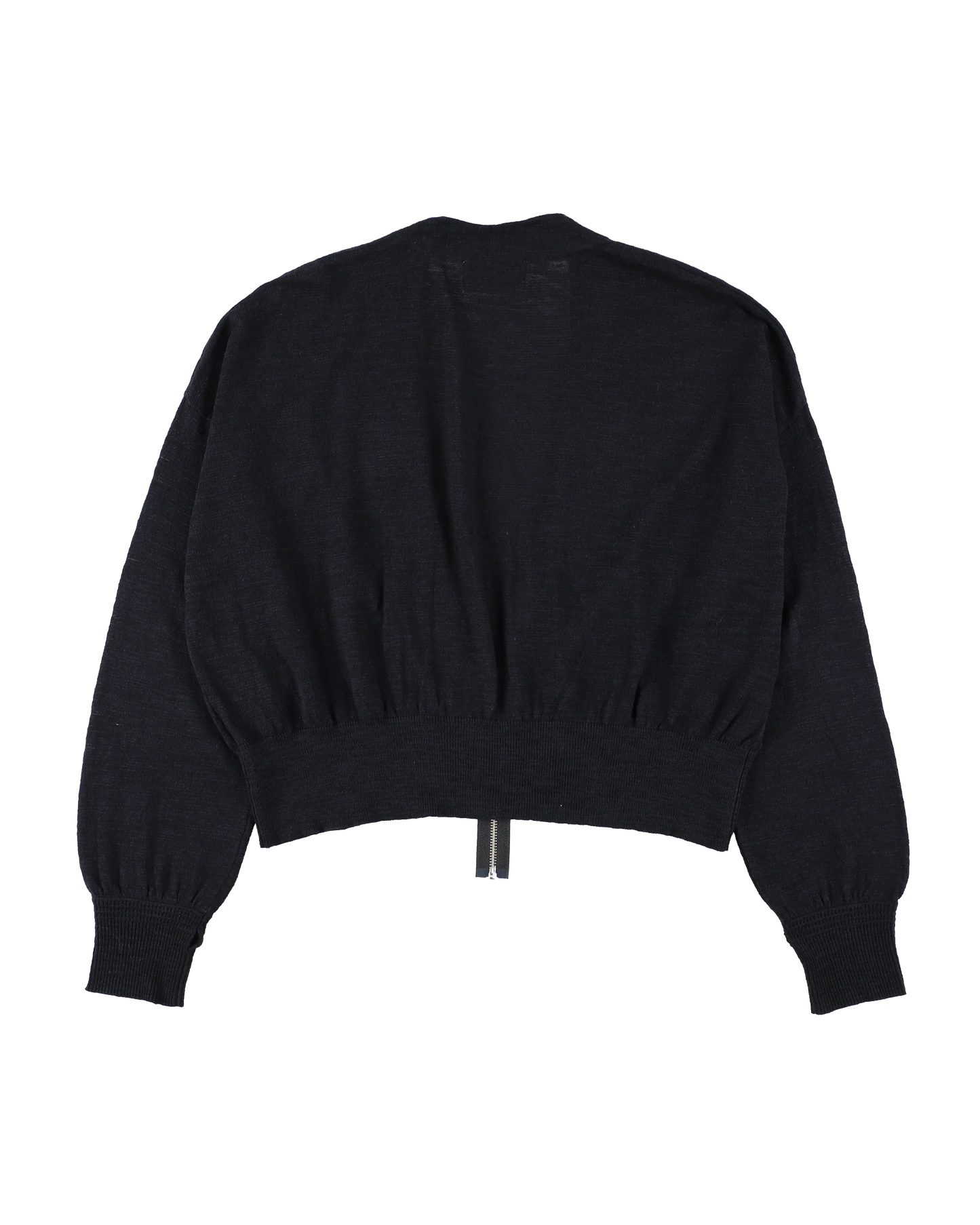 SLAB GAUZE KNIT BOLERO (BLACK)