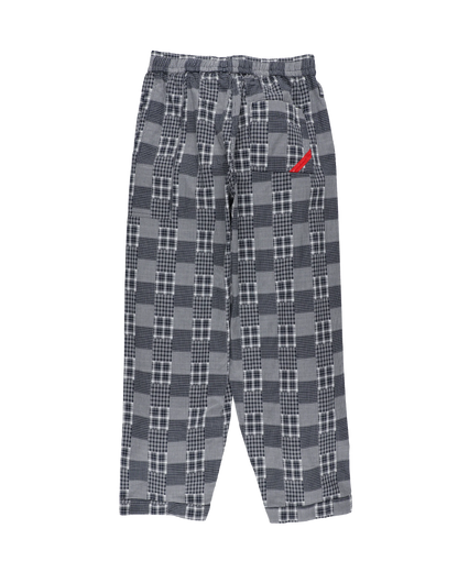 HAND-STENCILED NIGHT PANTS (BLACK)