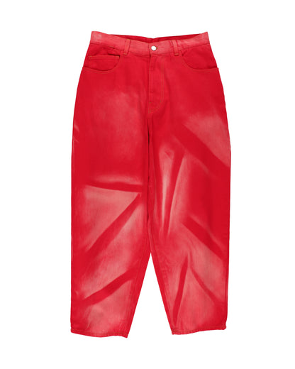 6 POCKET JEANS COLOR LAZER (RED)