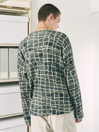 NET L/S WAFFLE THERMAL (BEIGE NET)