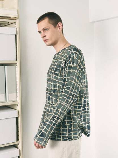 NET L/S WAFFLE THERMAL (BEIGE NET)