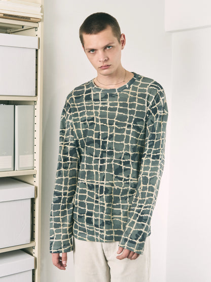 NET L/S WAFFLE THERMAL (BEIGE NET)