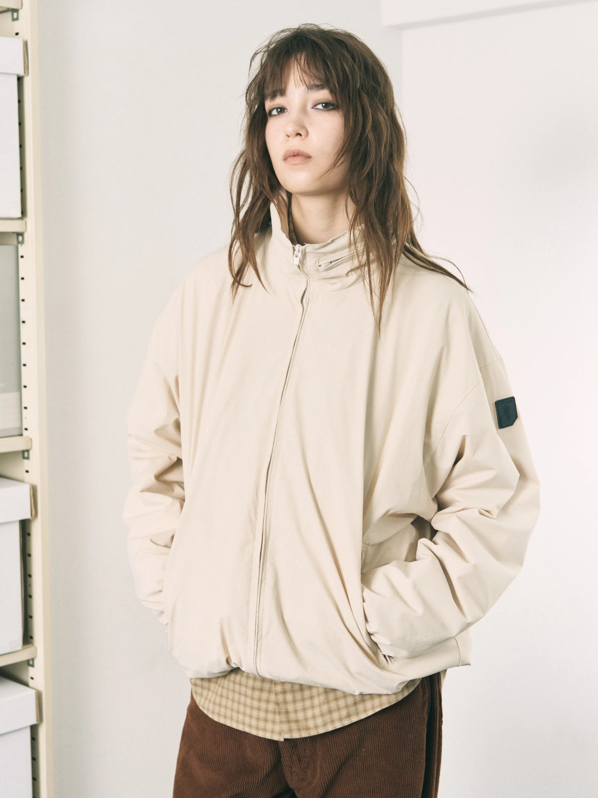 CUSHY FLEECE JACKET (BEIGE)