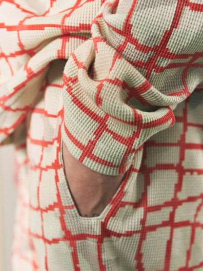 NET WAFFLE PANTS (RED NET)
