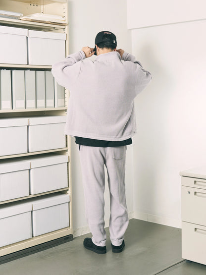 CORDY KNIT PANTS LIGHT (GRAY)