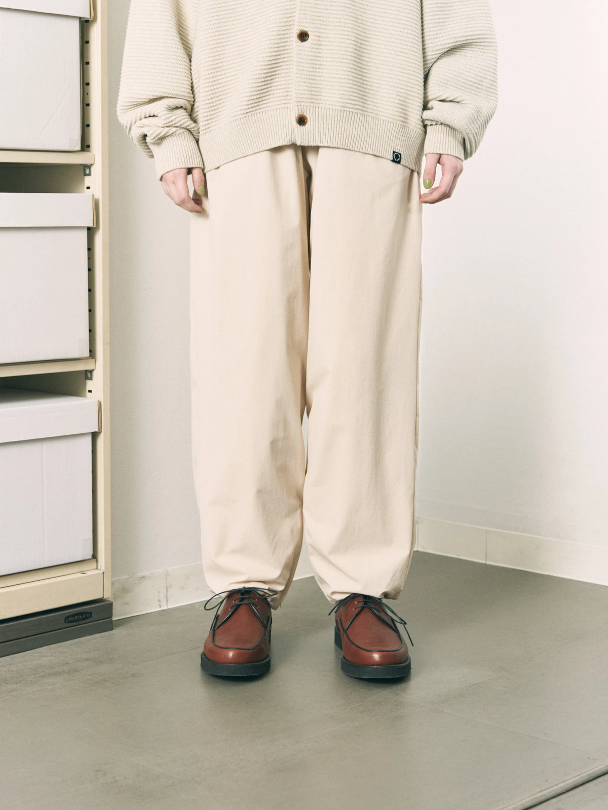 CUSHY FLEECE PANTS (BEIGE)