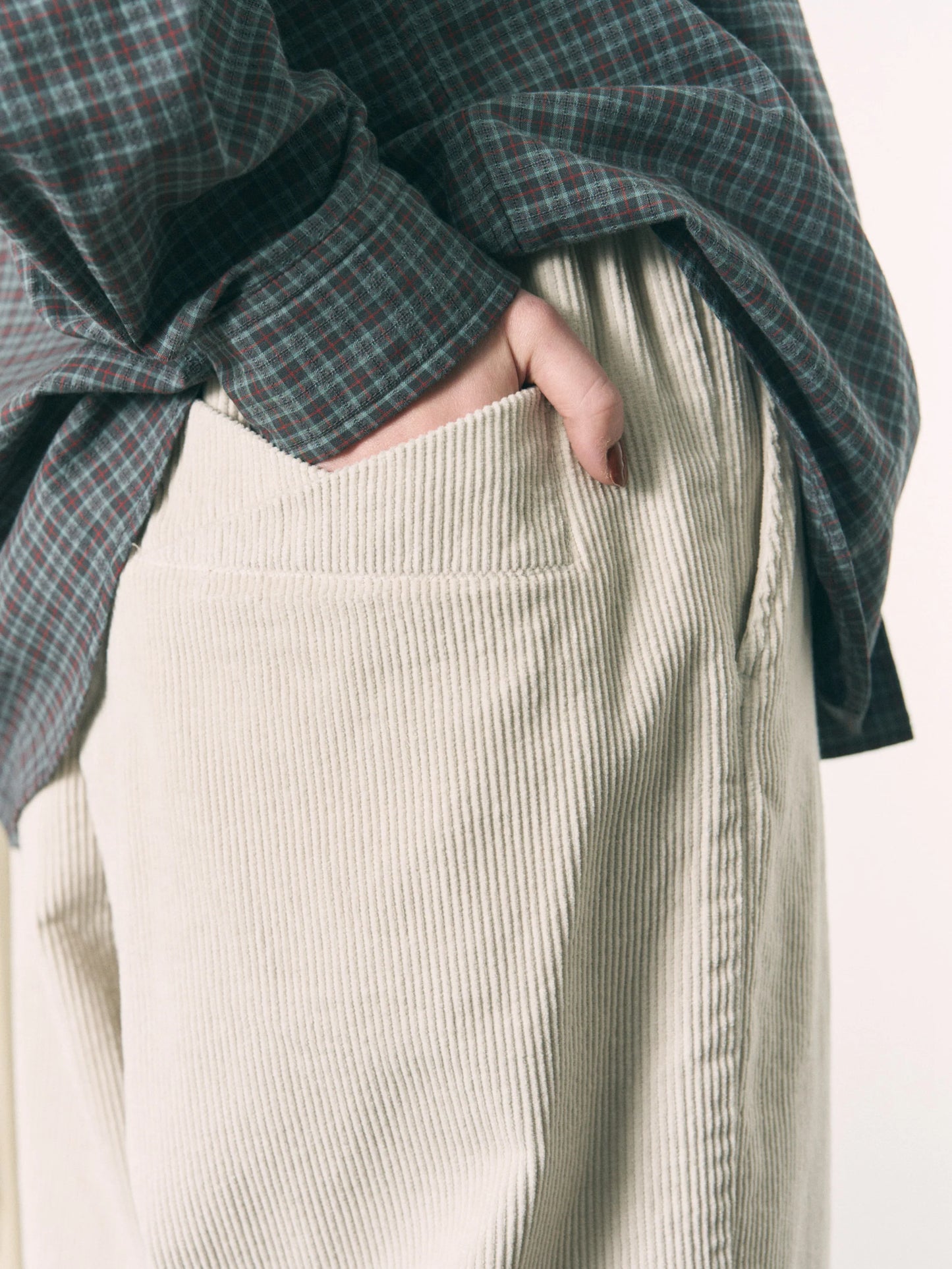 HAMBLETON PANTS CORD (IVORY)