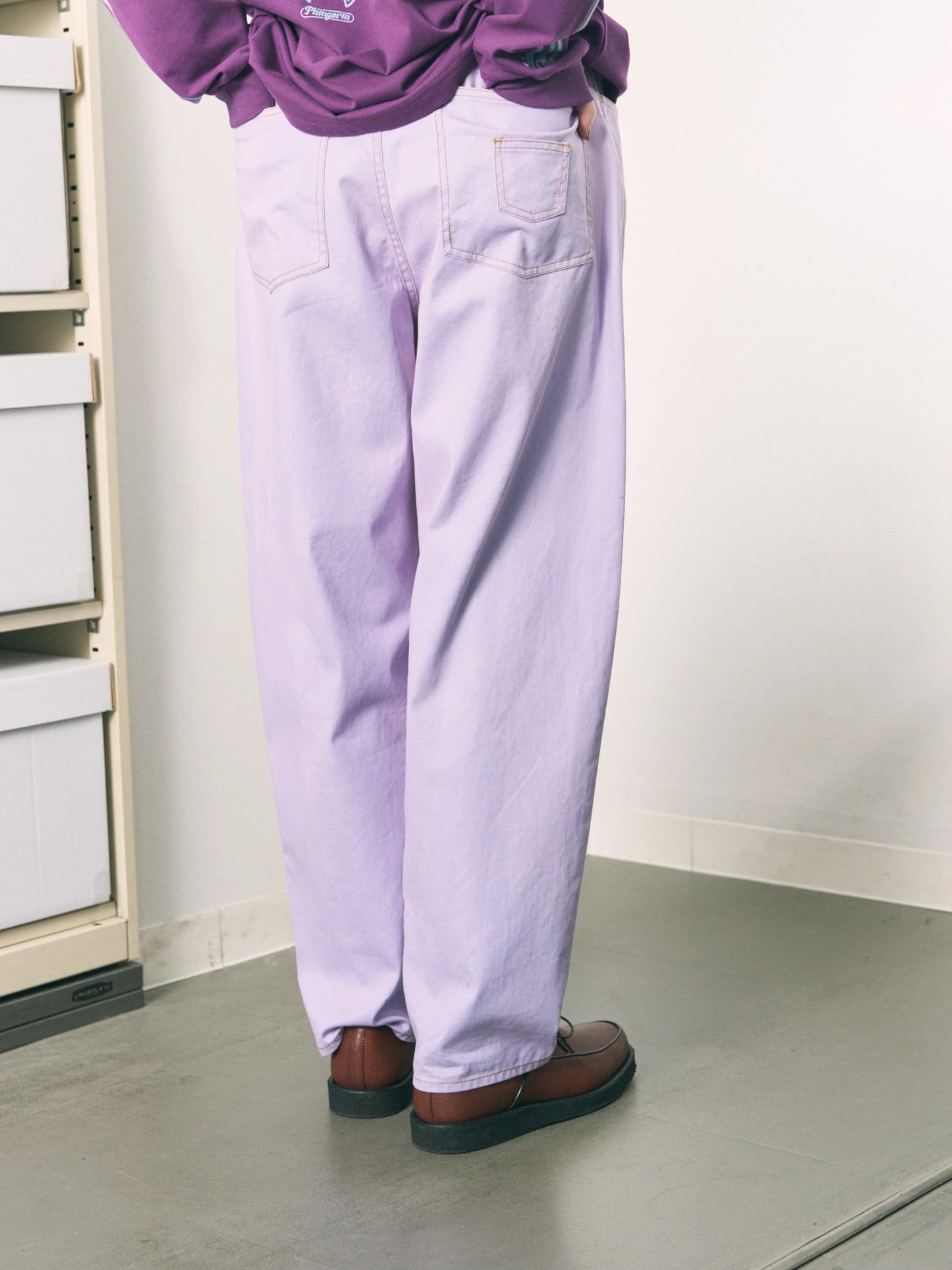 6 POCKET JEANS HEAT-REACT REGULAR (PURPLE)