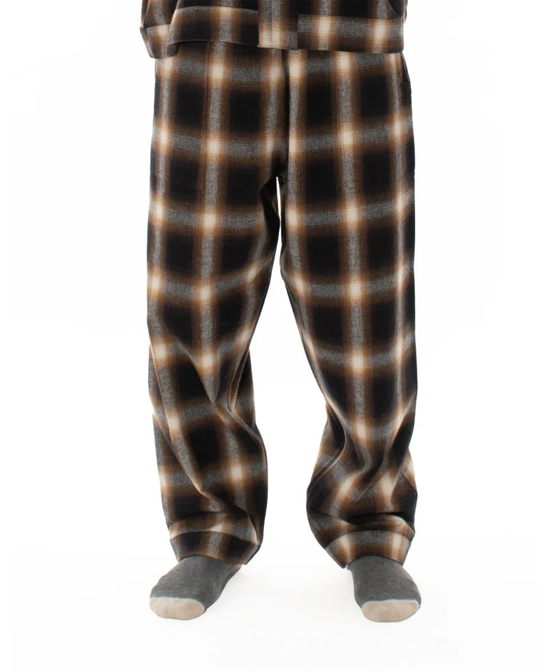 NIGHT PANTS HOMBRE PLAID (BROWN)