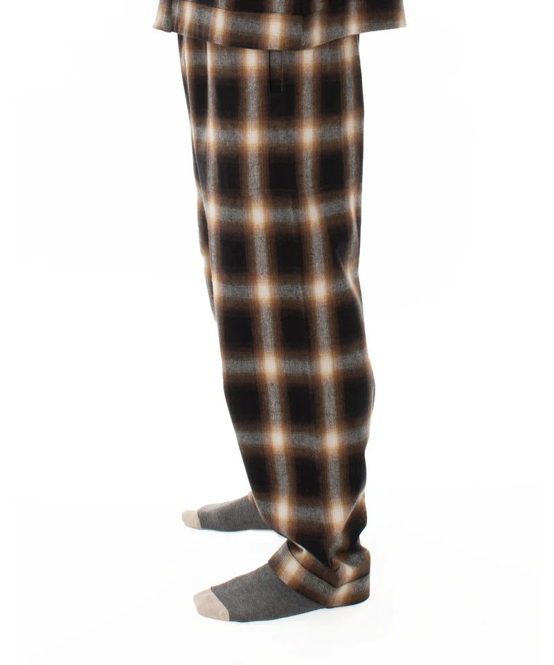 NIGHT PANTS HOMBRE PLAID (BROWN)