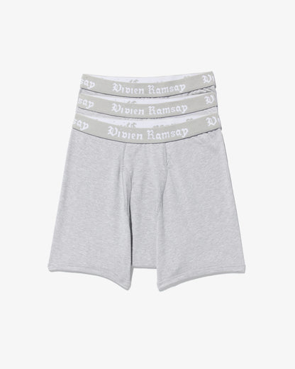 BOXER BRIEF HEATHER GREY (3 Pack)