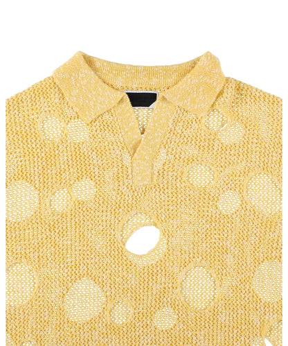 HOLE KNIT SKIPPER (YELLOW)