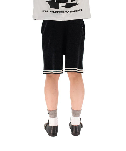 CORDY KNIT SHORTS (BLACK)