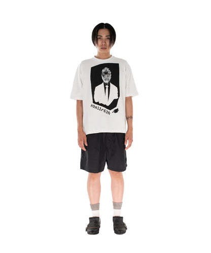 AGENT MONO SEAM S/S TEE (WHITE)
