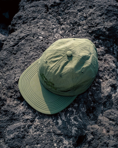 SOFT BRIM 6 PANEL CAP w/ CHIN STRAP (OFFLINE) ARMY GREEN