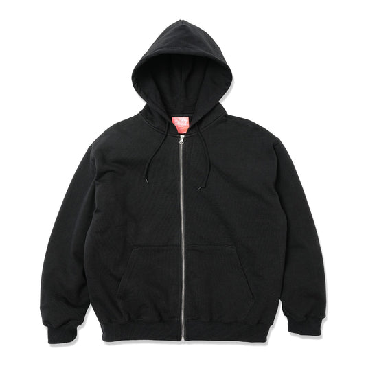 BASIC ZIP UP HOODIE (BLACK)