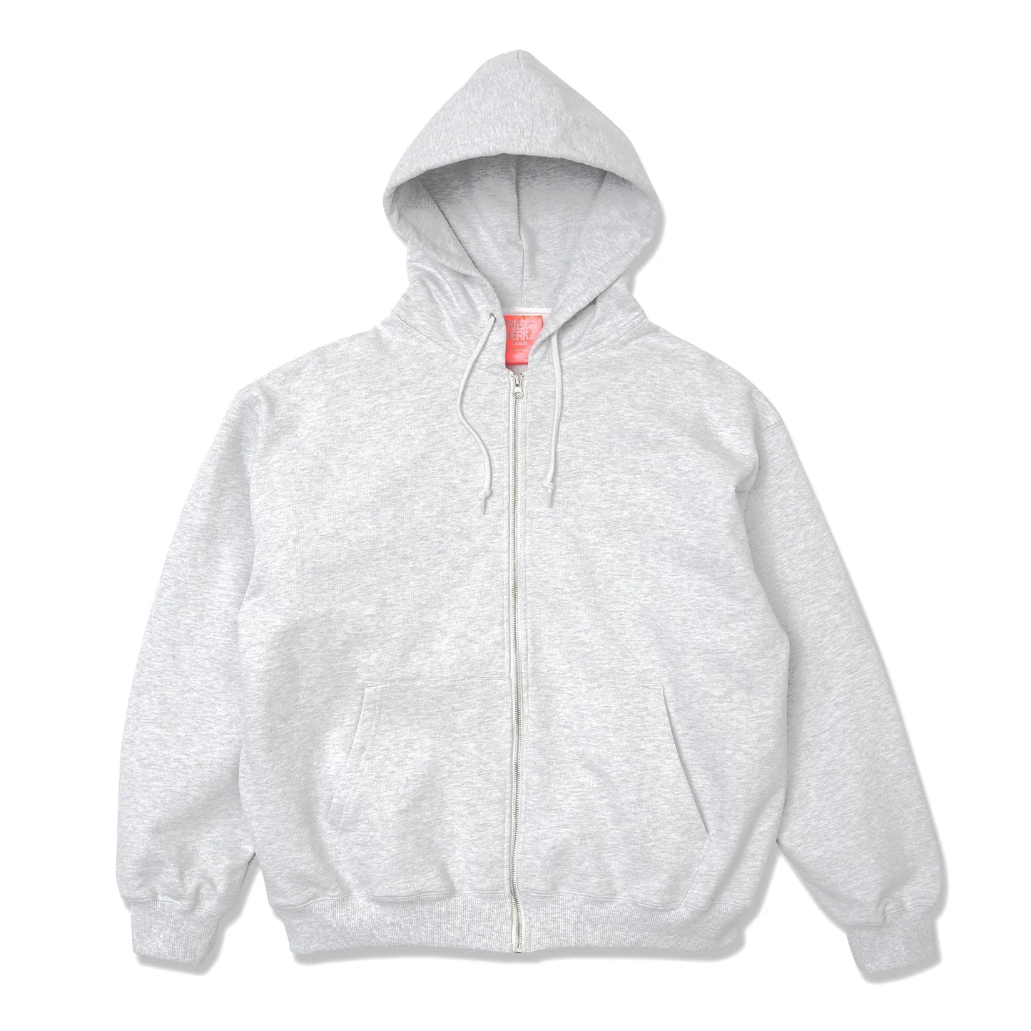 BASIC ZIP UP HOODIE (GRAY)