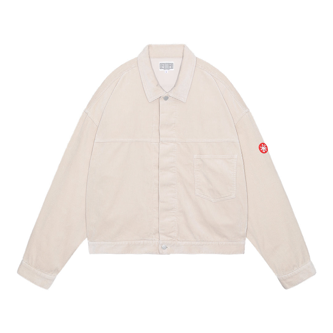 CORD TRUCKER JACKET (BEIGE)