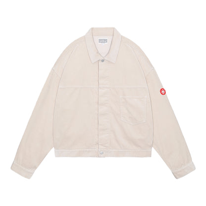 CORD TRUCKER JACKET (BEIGE)