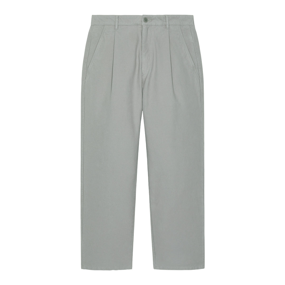 BRUSHED SOFT COTTON ONE TUCK PANTS