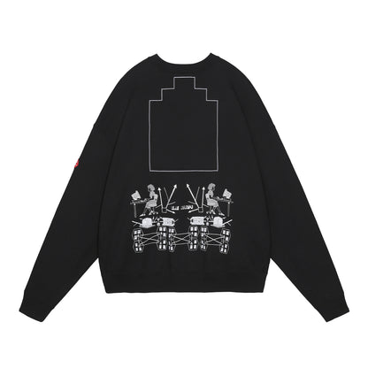 CHANNEL ENCODING CREW NECK (BLACK)