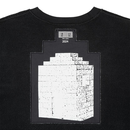 CHANNEL ENCODING CREW NECK (BLACK)