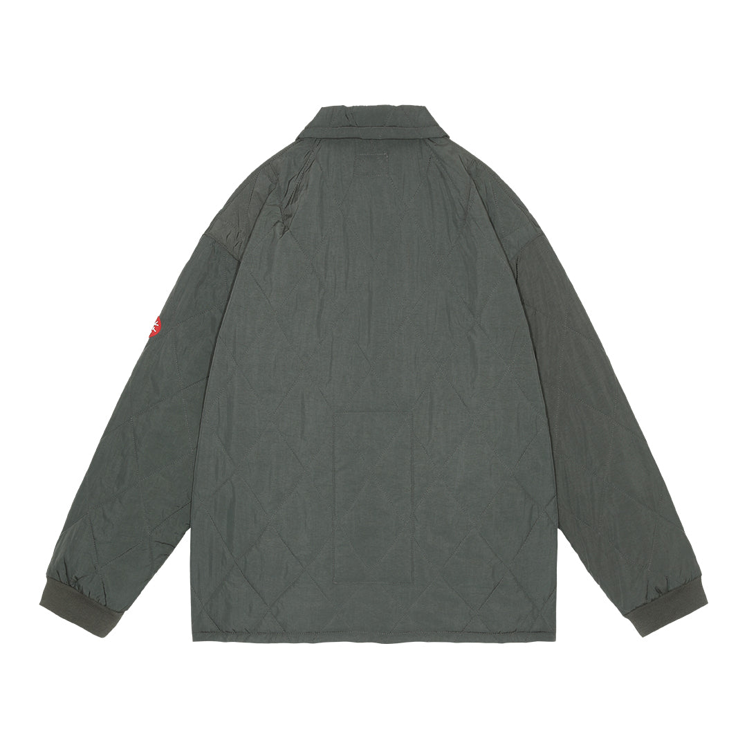 QUILT ZIP JACKET (CHARCOAL)