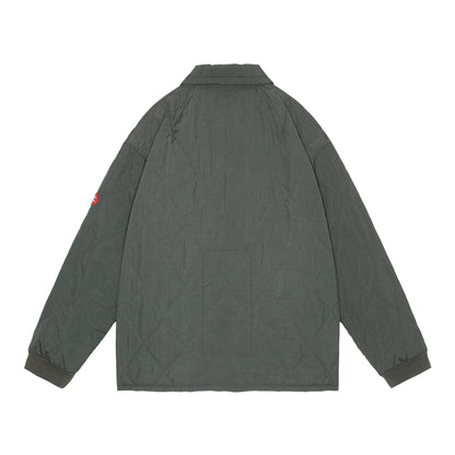 QUILT ZIP JACKET (CHARCOAL)