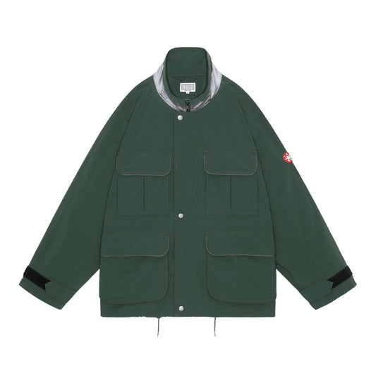 REFLECT COLLAR ZIP JACKET (GREEN)