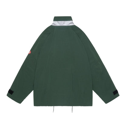 REFLECT COLLAR ZIP JACKET (GREEN)